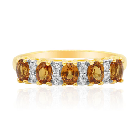 Gouden ring met spessartienstenen (Adela Gold)