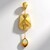 Ciondolo in argento con Ambra Sunrise Baltica (dagen)