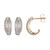 I3 (I) Diamond Brass Earrings (Juwelo Style)