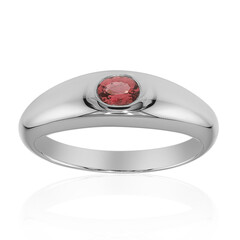Anello in argento con Tormalina Rosa Brasiliana