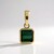 Ciondolo in oro con Tormalina Verde di Benedito (Adela Gold)
