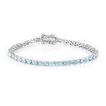 Brazalete en plata con Zircón de Ratanak Kirí