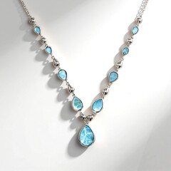 Collana in argento con Larimar