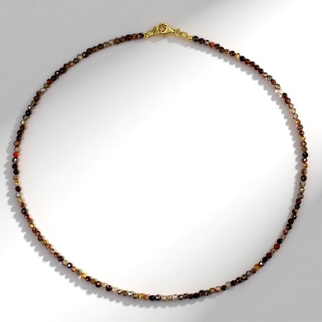 Collana in argento con Zircone Fancy