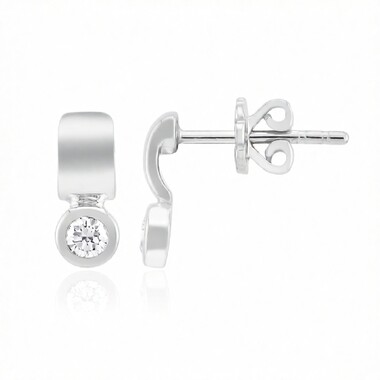 Orecchini in oro con Diamante VVS1 (G) (Annette)