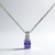 Collana in argento con Tanzanite