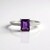 Anello in argento con Ametista