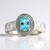 Anello in argento con Apatite Blu (Pallanova)