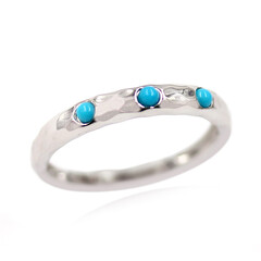 Anello in argento con Turchese Sleeping Beauty (Faszination Türkis)