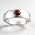 Anello in argento con Tormalina Rosa Brasiliana (Pallanova)