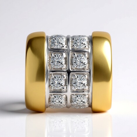 Ciondolo in oro con Diamante SI1 (G) (Annette)