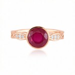 Anello in argento con Rubino del Madagascar (de Melo Essence)