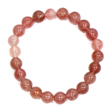 Bracciale con Quarzo Rosa