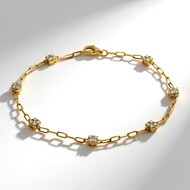 Brazalete en oro con Diamante SI1 (H) (CIRARI)