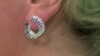 Pendientes en plata con Topacio azul de Londres