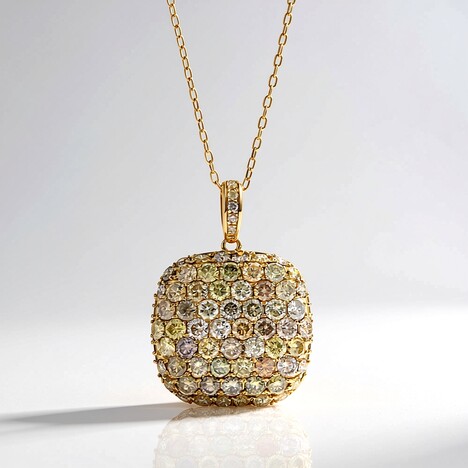 Collana in oro con Diamante Fancy SI2 (CIRARI)