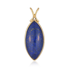 Zilveren hanger met een lapis lazuli (Bali Barong)