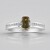 Anello in oro con Demantoide del Madagascar (de Melo)