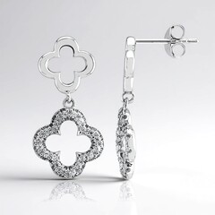 Orecchini in argento con Zircone