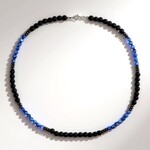 Collana in argento con Cianite del Nepal
