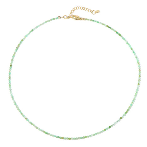 Collana in argento con Crisoprasio