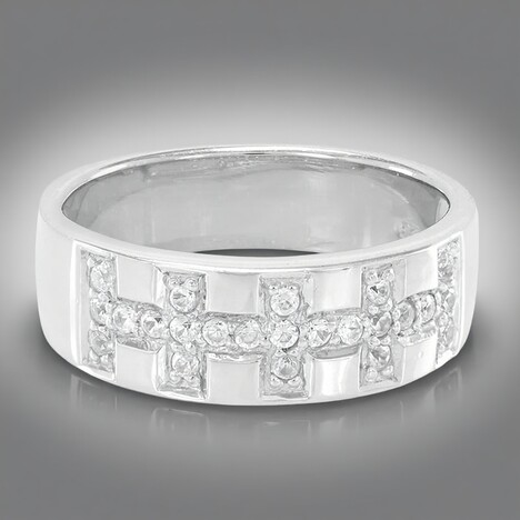 Anello in argento con Zircone