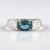 Anello in argento con Fluorite Verde (MONOSONO COLLECTION)