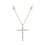 Gouden halsketting met SI1 (H) Diamanten (CIRARI)