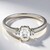 Anello in argento con Kunzite Canarino