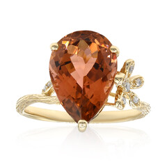 Gouden ring met een Congo Neon Toermalijn (Smithsonian)