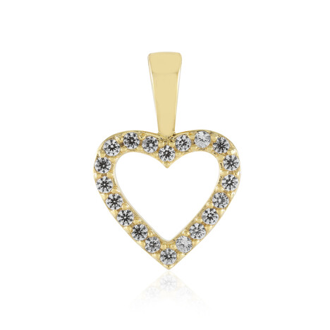 Zirkon-Silberanhänger