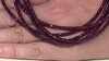 Collar en plata con Granate Magenta