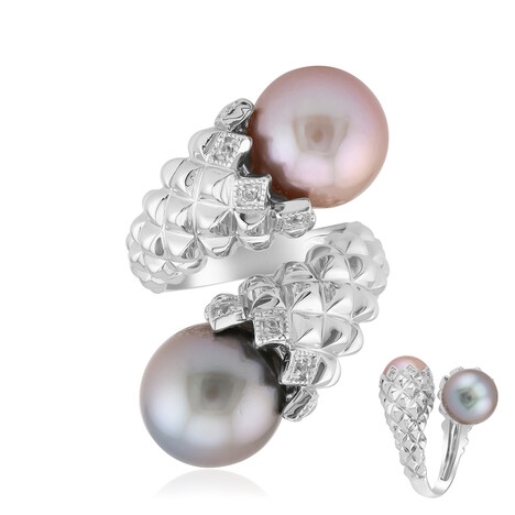 Tahitian Pearl Silver Ring (TPC)