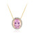 Collana in argento con Kunzite