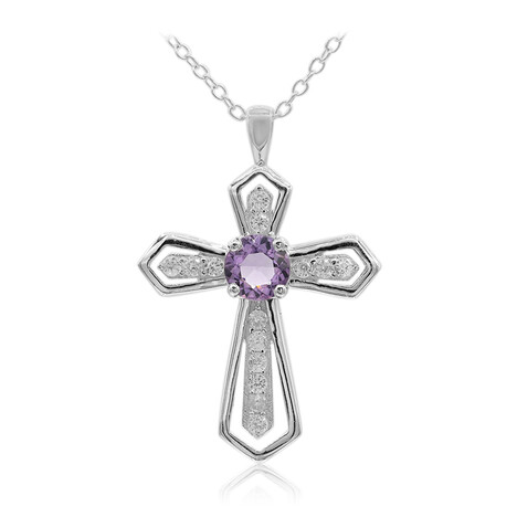 Collar en plata con Amatista