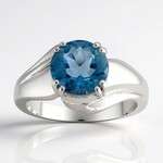Anello in argento con Fluorite Braldu (Pallanova)