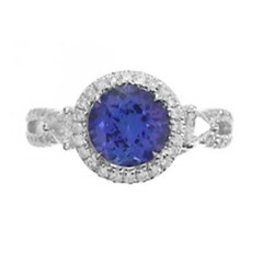 Bague en or et Tanzanite AAA (CIRARI)