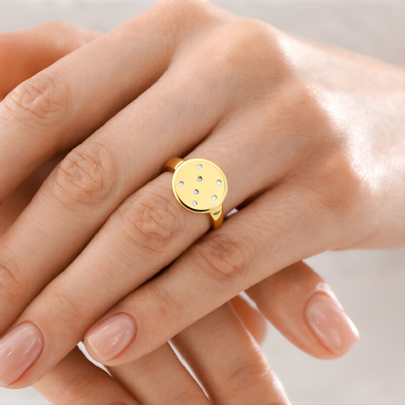 Bague en argent et Diamant I2 (I)