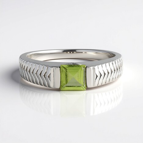 Anello in argento con Peridoto (de Melo Essence)