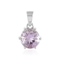 Ciondolo in argento con Ametista Rose de France