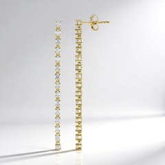 Orecchini in oro con Diamante I3 (H) (de Melo Gold)