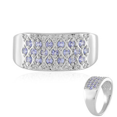 Anello in argento con Tanzanite