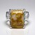 Bague en argent et Quartz Dinosaure
