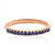 Gouden ring met blauwe saffieren