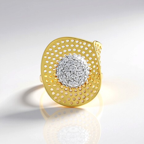 Anello in argento con Zircone (Ornaments by de Melo)