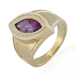 Uruguay-Amethyst-Silberring (de Melo)