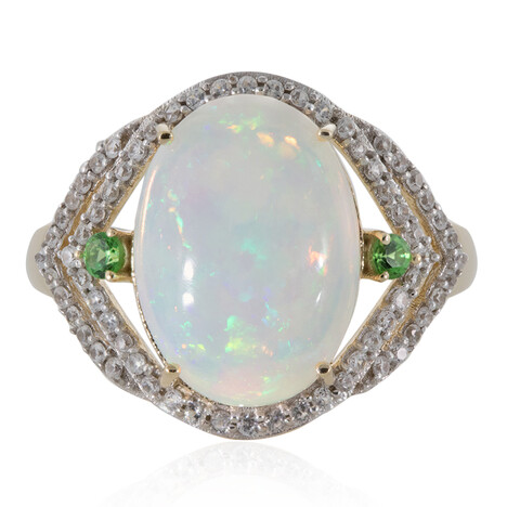 Gouden ring met een Welo-opaal (La Revelle)