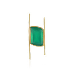 Green Onyx Silver Pendant