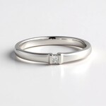 Anello in argento con Diamante I3 (H)