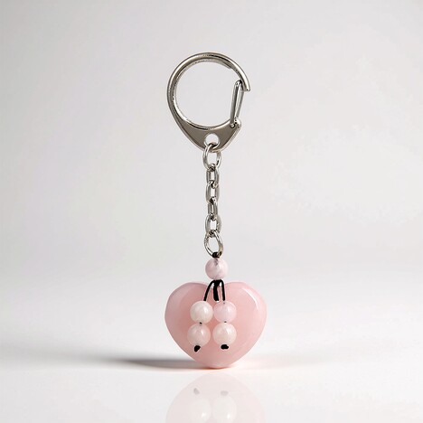 Accessorio con Quarzo Rosa